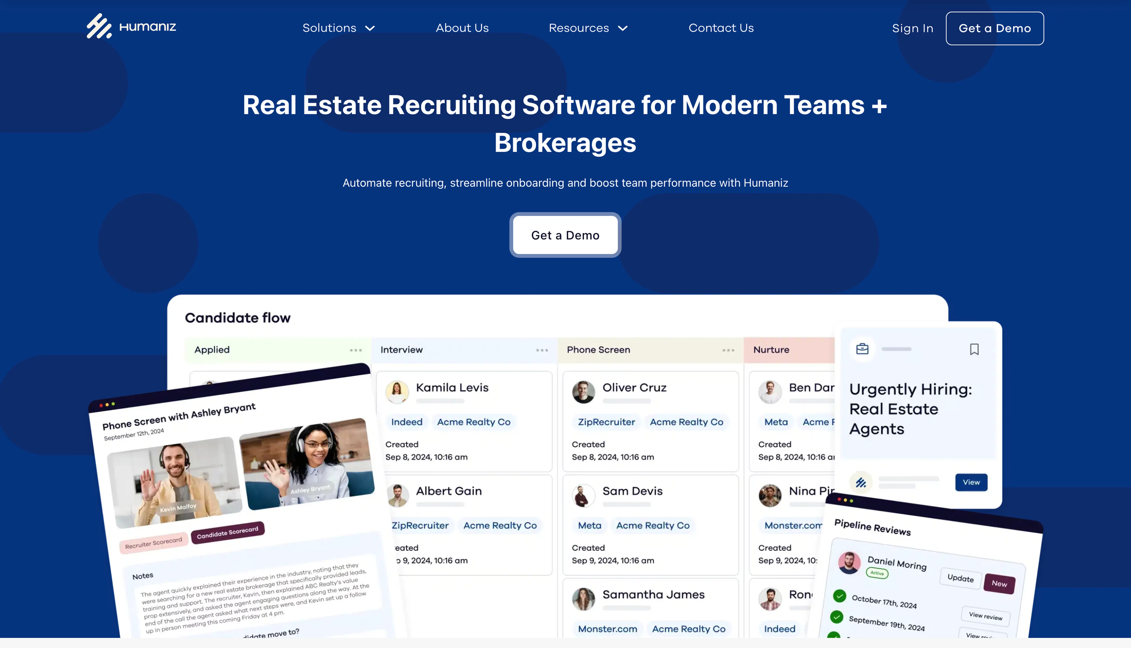 Humaniz — custom technology website design by ePageUSA